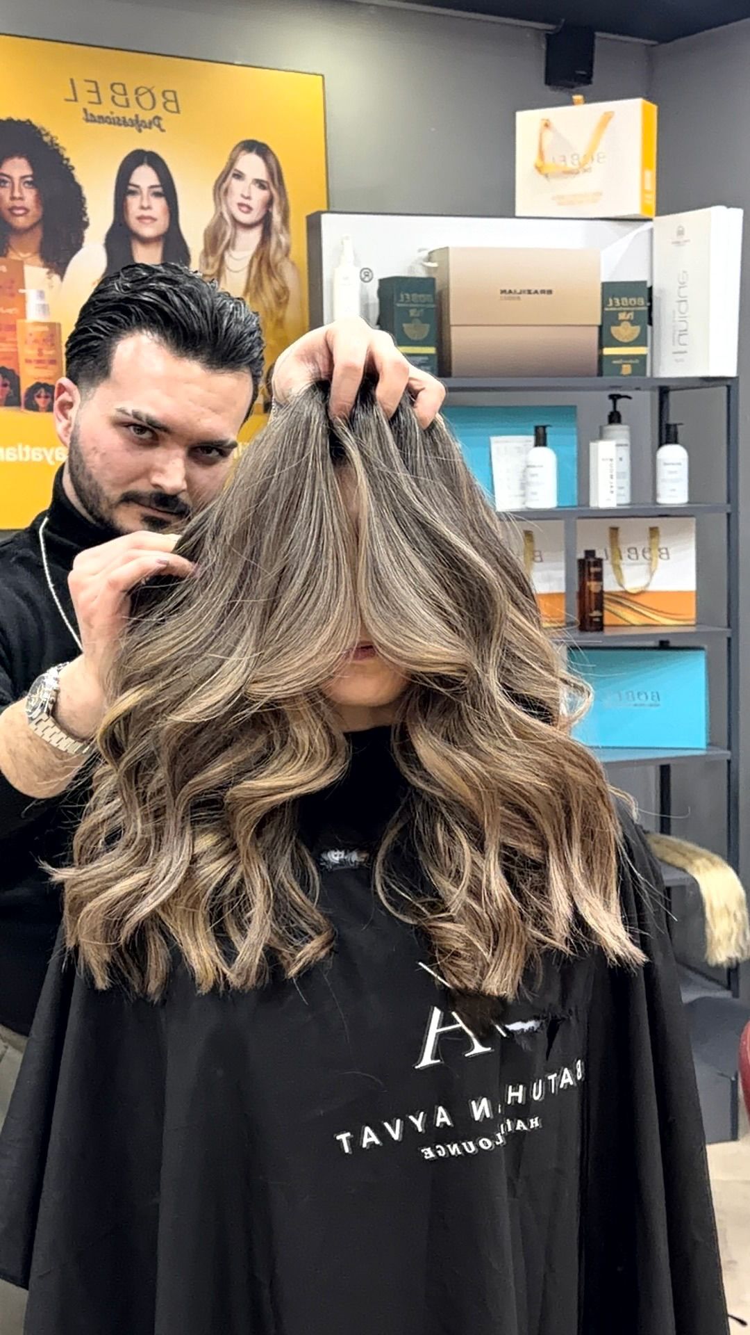 Ankara katlı saç şekillendirme – Batuhan Ayvat Hair Lounge
